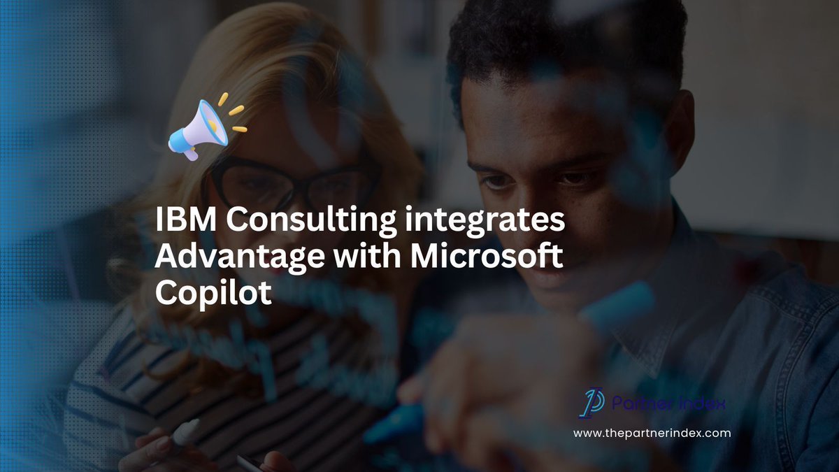 ThePartnerIndex's tweet image. IBM Consulting has integrated its IBM Consulting Advantage AI platform with Microsoft Copilot in Microsoft 365, helping thousands of consultants save time, boost productivity, and unlock an estimated $35M in annual value for clients. thepartnerindex.com/blog/ibm-consu…