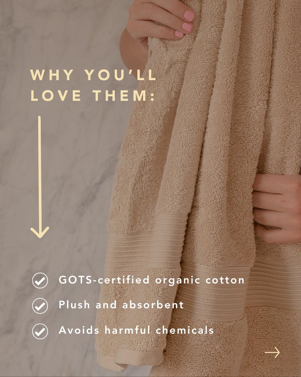 Naturepedic's tweet image. Wrap yourself in organic wellness! Naturepedic Plush Terry Towels are finally here – organic, absorbent and designed for everyday luxury. 🧖‍♀️

Available in three timeless neutrals. 

Grab yours today! naturepedic.com/organic-cotton…

#TerryTowels #BathTowels #NewProduct #BlackFriday
