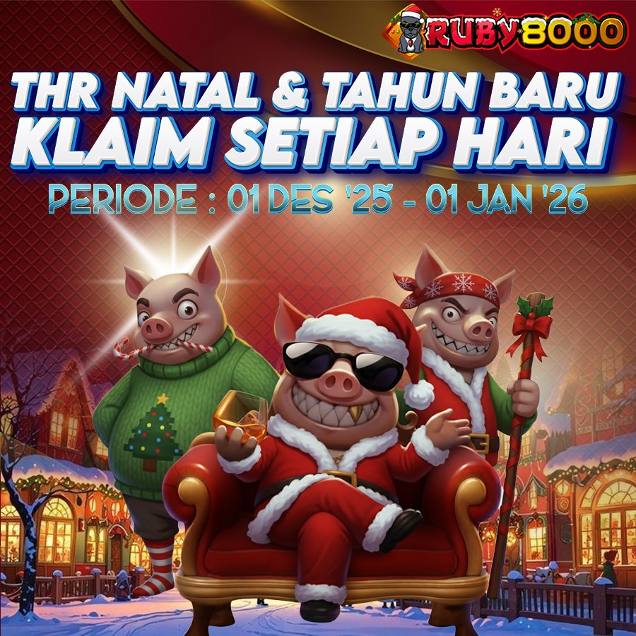 penentuww3's tweet image. tinggal 1 hari lagi!
jangan sampe ketinggalan buat ikutan klaim bonus akhir tahun dari #ruby8000 ! Kamu bisa pilih sendiri pilihan kamu, dan menangkan hadiahnya setiap hari sampai dengan 500 ribu rupiah!

daftar dulu disini, ya! 
tinyurl.com/linkaltruby8000