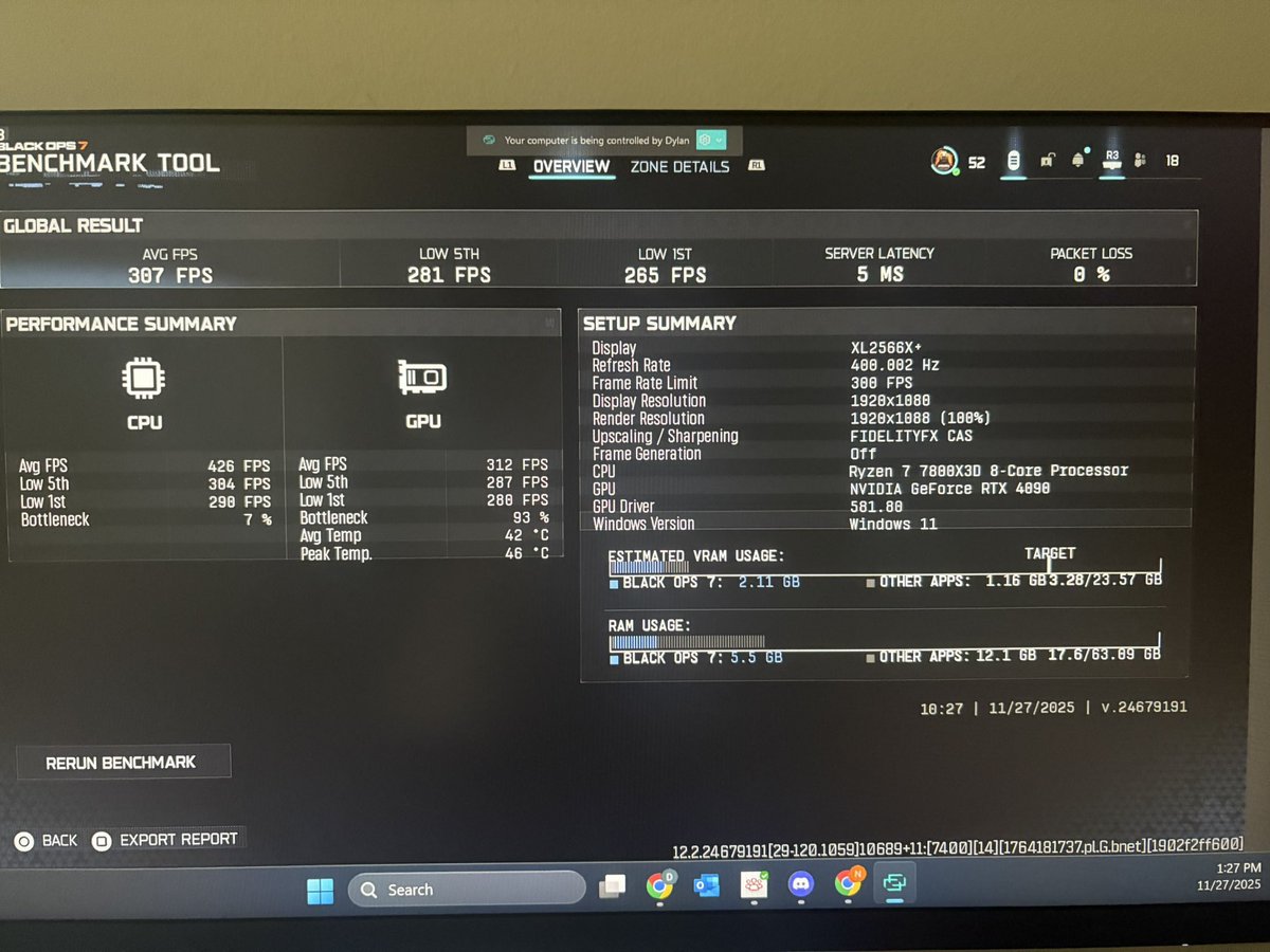 TheRealHopty's tweet image. I appreciate you! And that&apos;s without reseting the computer which would have got more! If you want to easily gain 50+ frames and a smoother game text me! Before and after pic for proof. #PCOptimization
#FPSBoost
#PCPerformance
#Overclocking
#GamingSetup