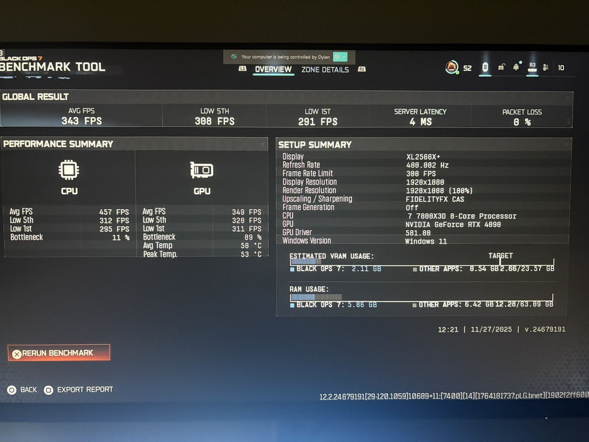 TheRealHopty's tweet image. I appreciate you! And that&apos;s without reseting the computer which would have got more! If you want to easily gain 50+ frames and a smoother game text me! Before and after pic for proof. #PCOptimization
#FPSBoost
#PCPerformance
#Overclocking
#GamingSetup