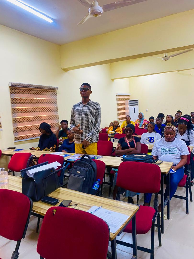 ProGender's tweet image. Exciting conversations at Abuja Regional Workshop! Participants engaged with facilitators on election observation, civic rights &amp;amp; security measures.  @situationroomng @womenfund_official @ukinnigeria @FCDOGovUK  #ActiveCitizenshipTraining