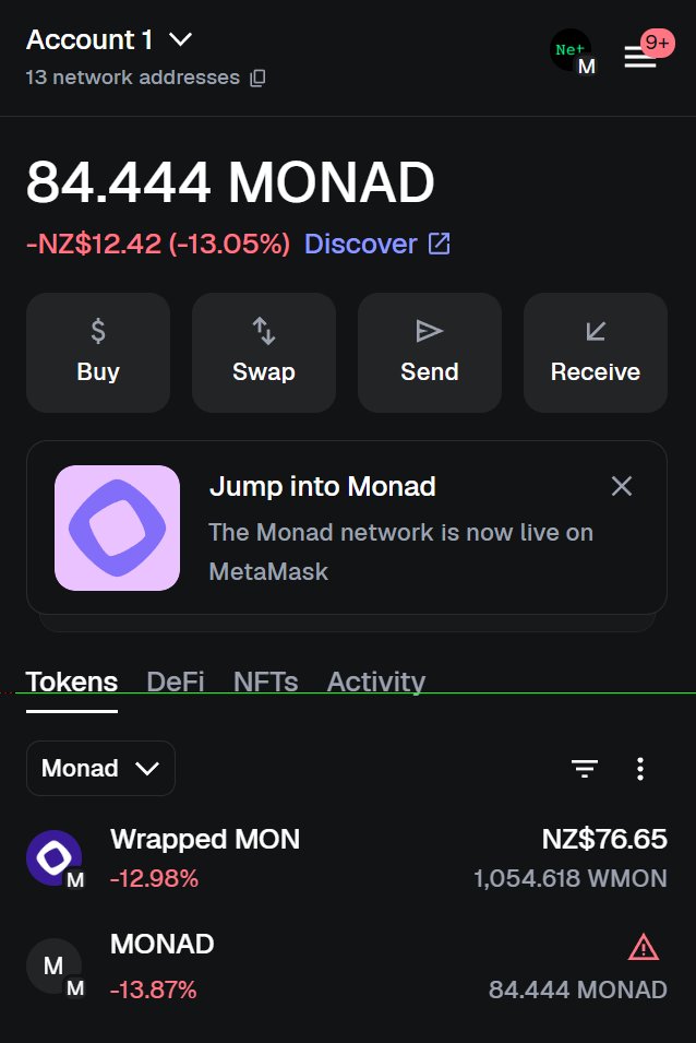 seelawrie's tweet image. Gm Contributor #001.

I was wondering if I could display an memecoinnft token [for upvoting] on my profile?

also if I could unwrap monads on Net/use monads for upvotes?

#upvoting #net #mainnetarc

$alpha $mon 🟩-🟩¬