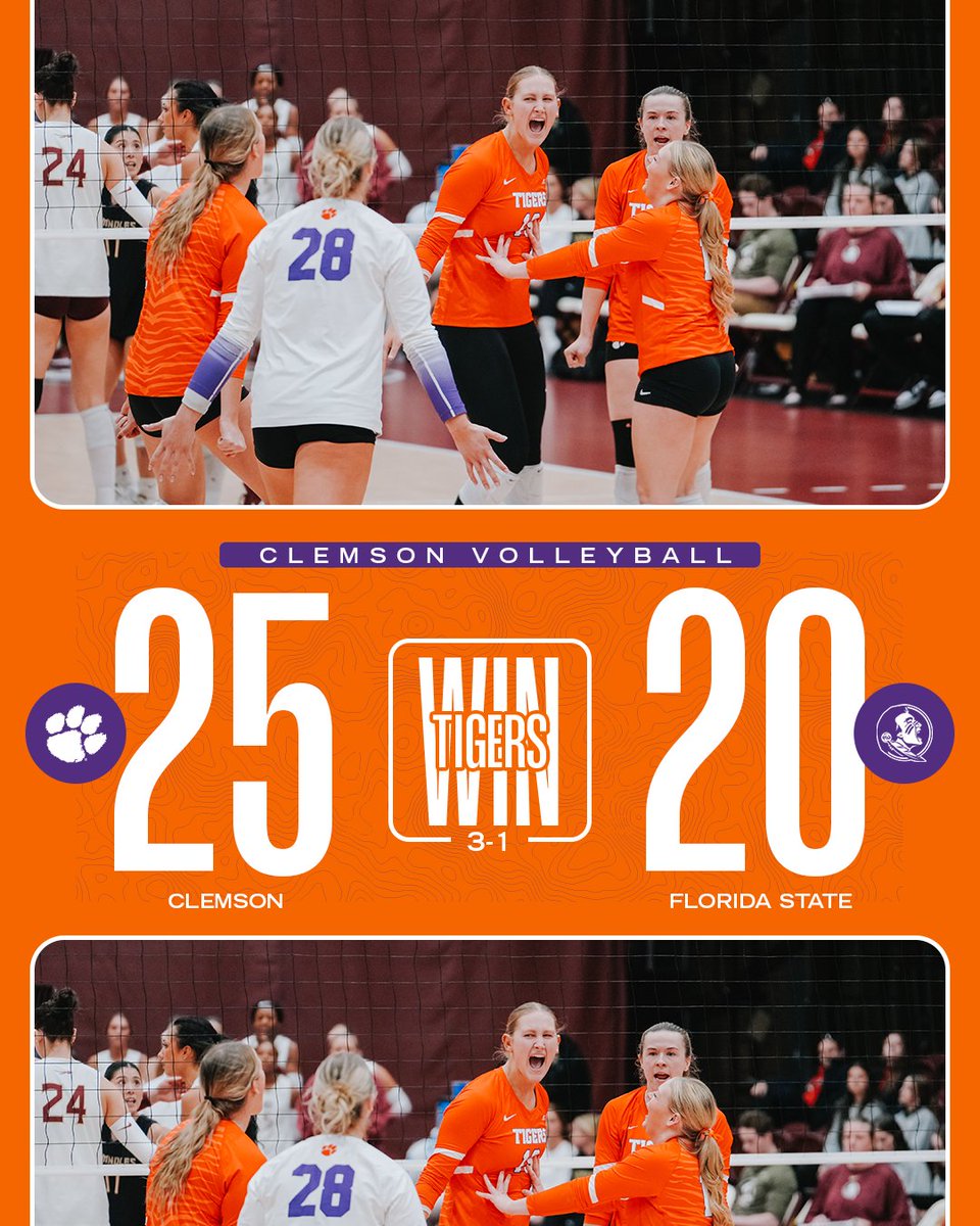 ClemsonVB's tweet image. ROAD W.

#OwnToday