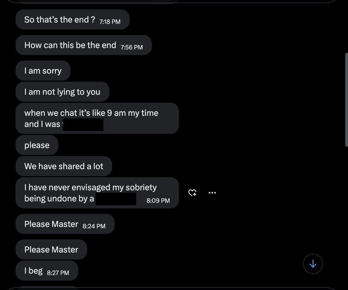 Rob_Devours's tweet image. I know you’re suffering. The panic. The weight pressing down on your chest. It hurts to be away from me. Thing is, you know how  to get my attention. You don’t want to admit it to yourself, but you know.