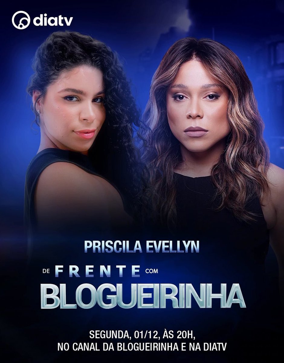 poponze's tweet image. VEM AÍ! Priscila Evellyn é a próxima convidada do “De Frente com Blogueirinha”.