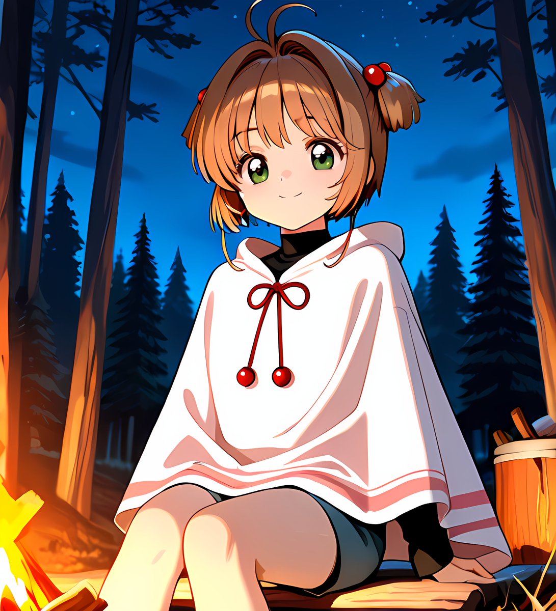 yu_makuhara25's tweet image. Camping Adventure
#AIart #StableDiffusion 
#カードキャプターさくら