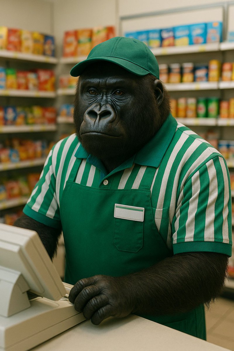 ゴリラ店長 めちゃTLにながれてくる。これw 流石に気になって見てみたら ゴリラ