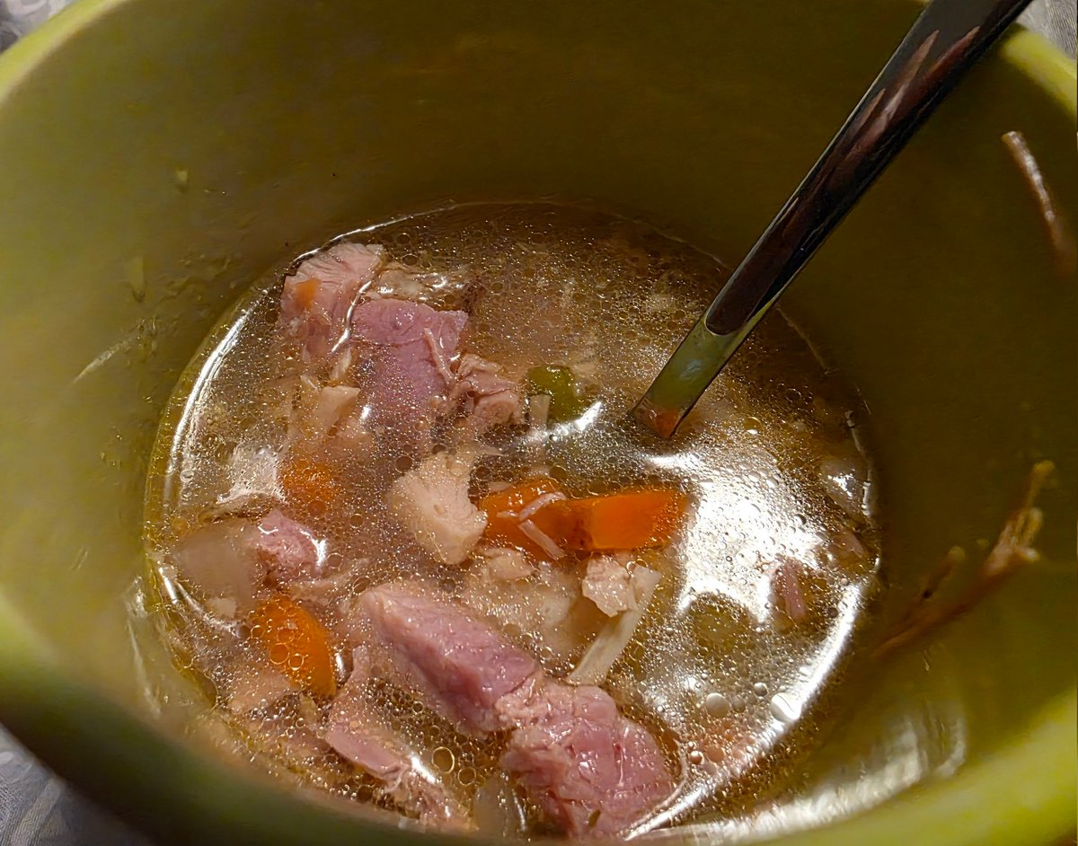 What's your favorite way to eat Thanksgiving leftovers?

Straight up?  Sandwich style?

Personally, I love when <a href="/Elder_Gameswife/">ElderGameswife</a> makes soup!