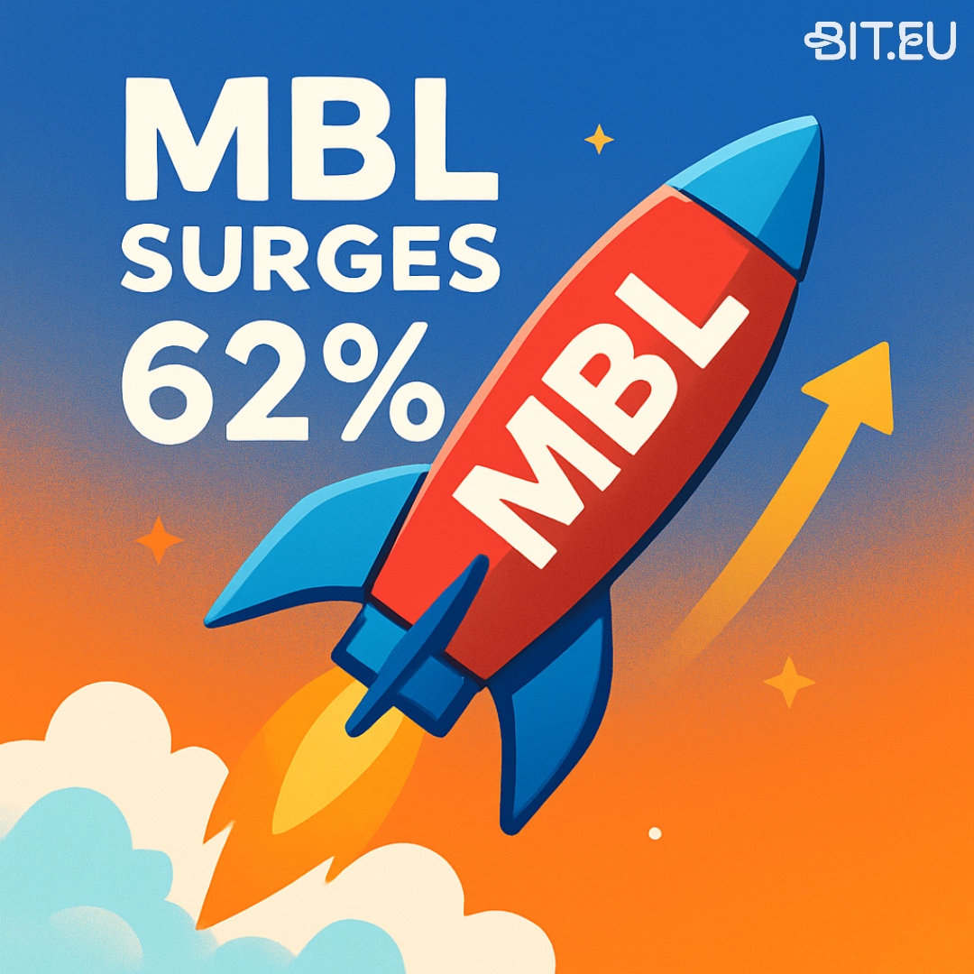 BitEuOfficial's tweet photo. $MBL takes off with a 62% surge đ
Strong volume, strong trend, are you still watching?
#CryptoMarket #CryptoTrading #CryptoCommunity #crypto #cryptocoin #cryptoboost #MBLUSDT https://t.co/3RHHGLKq1y