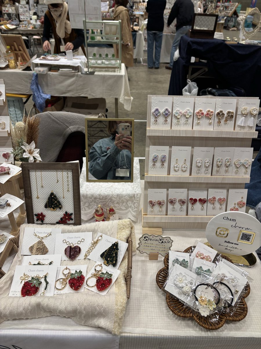 マクハリハンドメイドフェスタ出店！！！ブース番号…さ45
楽しんできます☺️🧡