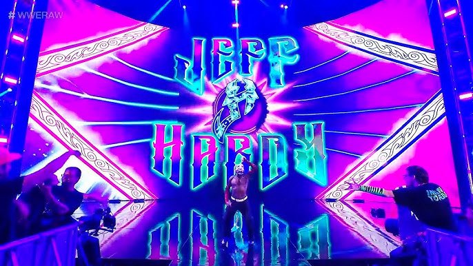 HarvAddy's tweet image. That’s his wwe trons from 2021 sadly, I hope he still appears but they’re probably just testing stuff