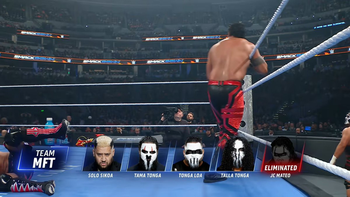 WrestleTalk_TV's tweet image. JC Mateo is the first wrestler eliminated in the Traditional Survivor Series match