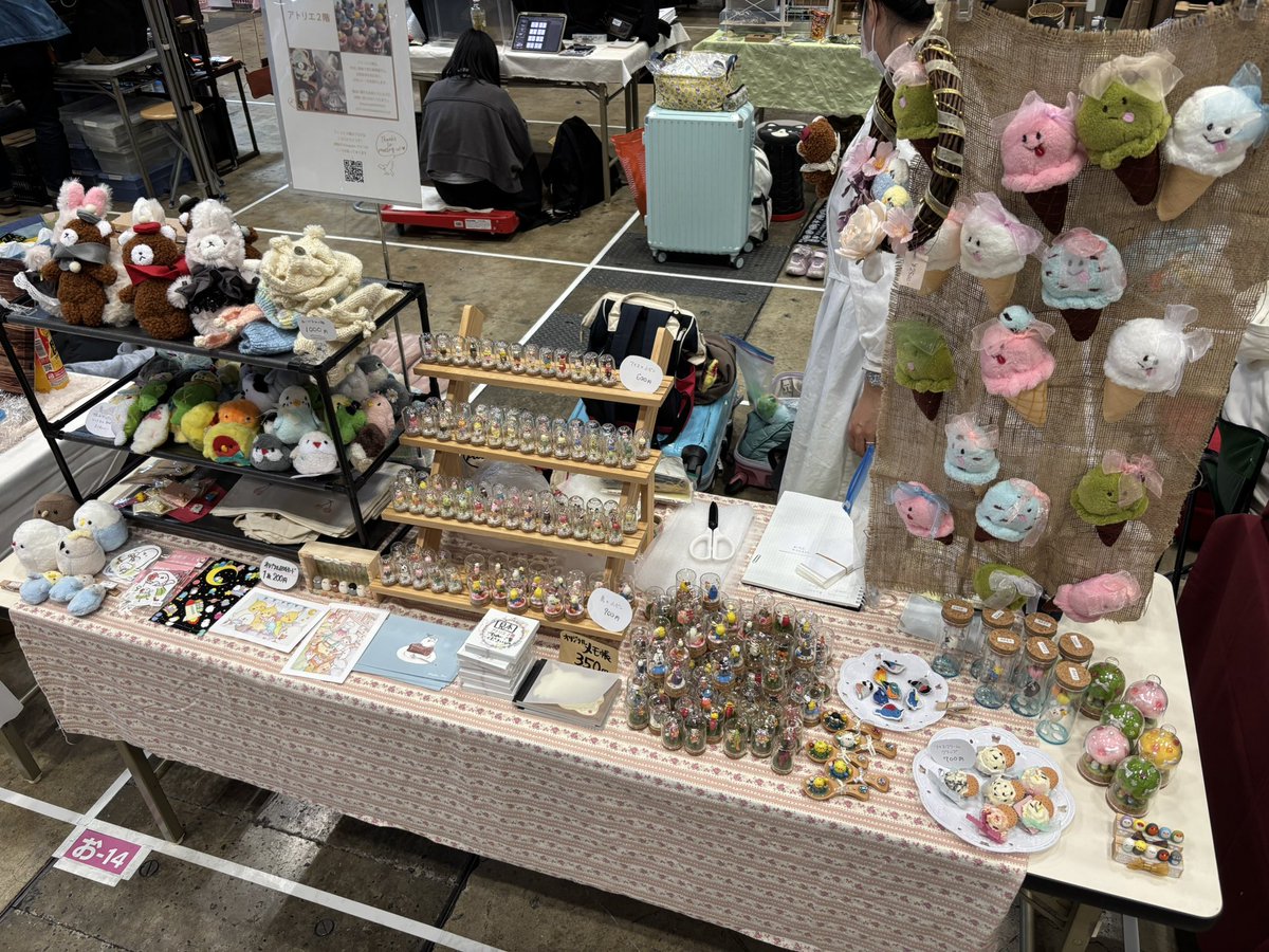 今日はマクハリハンドメイドフェスタ
いつもと違う作品も持ってきました〜😊
#ハンドメイド
