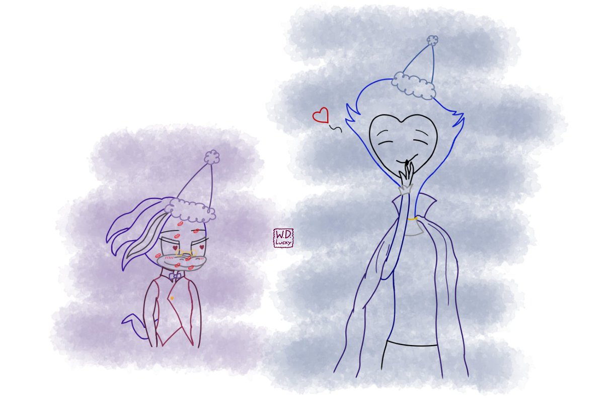 W_D_SunMoonStar's tweet photo. Dibujito #Stoline 💞

🥳🎂

#SonicTheHedgehog #HelluvaBoss #Starline #Stolas https://t.co/7TJU1s1AUO