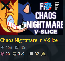 VsGabsFNF's tweet image. You cannot call me crazy, BOTH OF THESE WERE FEATURED.

You&apos;re telling me, that these ports can get more likes and views than mods with amazing visuals, beautiful songs, and passion put behind them. I speak for everyone that this is BULLSHIT

#fnf #fridaynightfunkin #fnfmod
