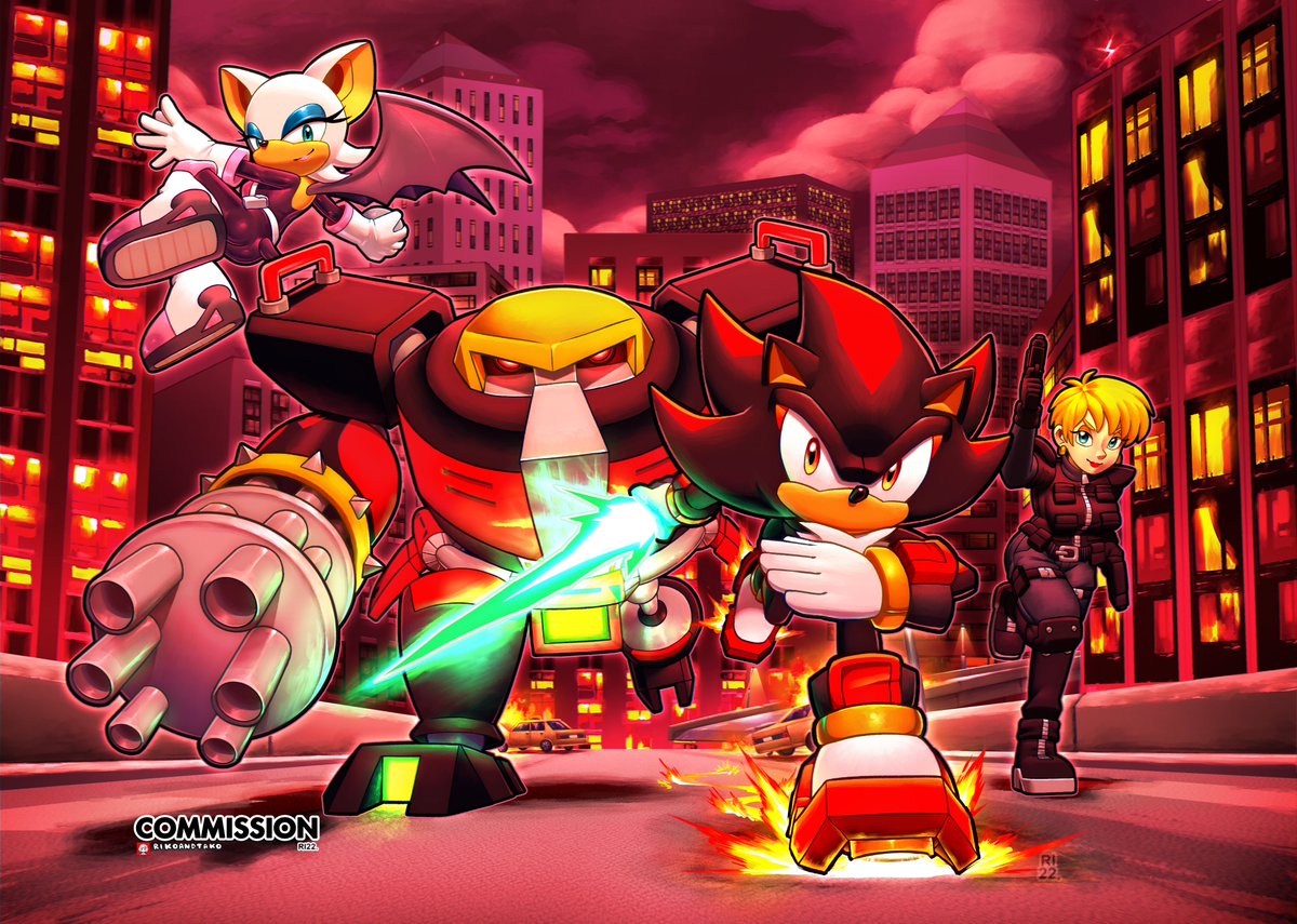 Team DARK - Skating through Central City #Sonic