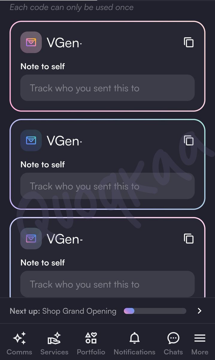 Quoqkaa's tweet image. Hi! i have some vgen code to spare so I’m giving away 3 VGen codes and I’ll be choosing manually on artists who truly deserve it 💕
To join:
- comment your art (no AI.)
-like &amp;amp; RT so more artists who need a VGen code can see this!

Good luck everyone!! 💖
#VGenCode #artmoots