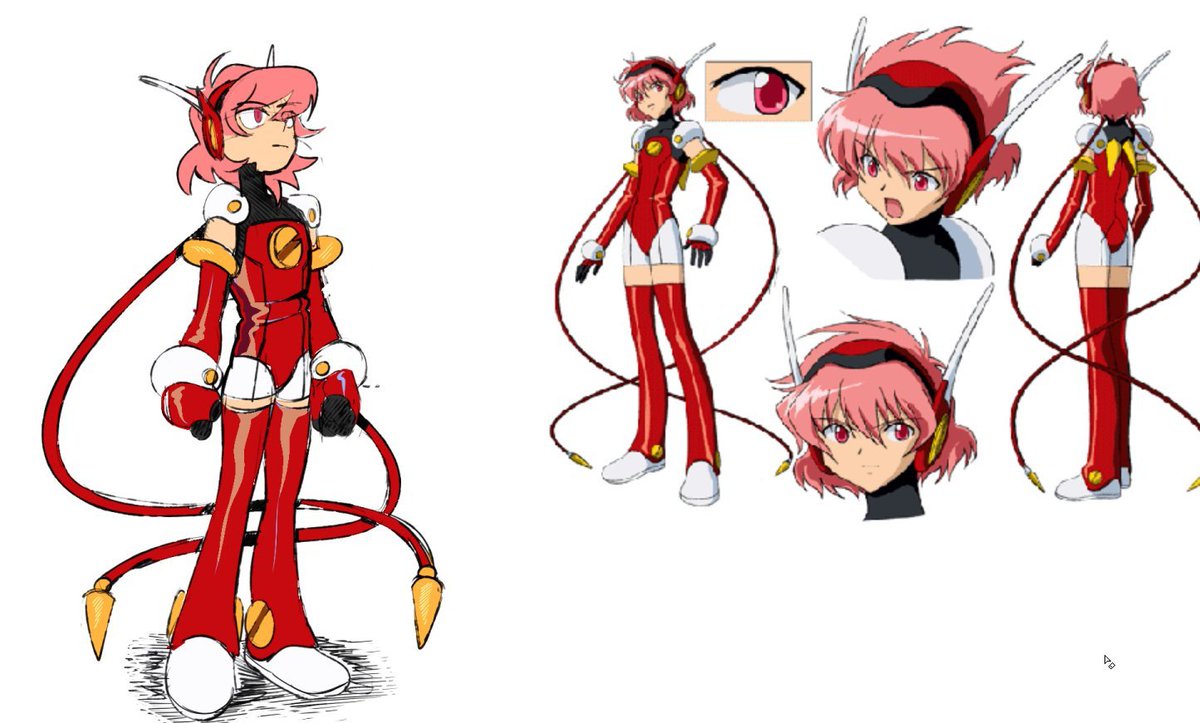 quick doodle to adjust to a new tablet (mine just fucking exploded out of nowhere ig) 

 Hikaru from Angelic Layerrrrrr. ive always loved her design, and ive never doodled her before...