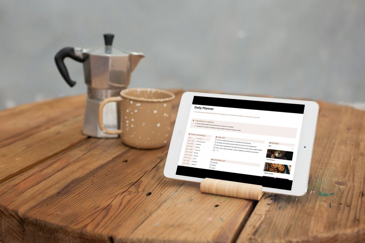 LexLab_LegaL's tweet image. No complex databases or confusing setups.This Notion template is built for immediate use!
☑️Morning/Night Routines: Build better habits with simple lists
☑️Habit Tracker: Stay accountable with a clear, visual tracker
👉 notion.com/templates/simp…
#DailyPlanner #Productivity #Notion