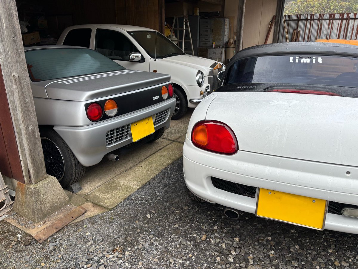 HiABC100777's tweet photo. もしかして!
3台とも #F6A !?
#MARFY #Cappuccino #AZ-1 https://t.co/uqvxRAYzLK