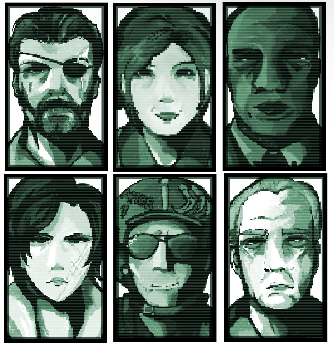 achromamachine's tweet image. requiem metal gear codec portraits! ill do omega uhm… soon hopefully #codz