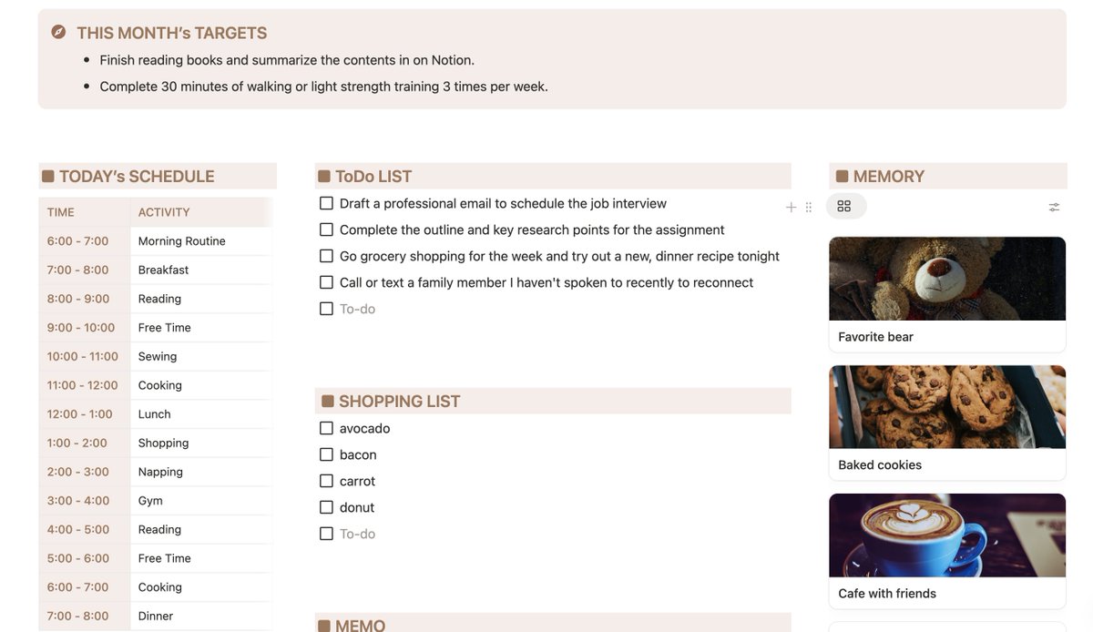 LexLab_LegaL's tweet image. No complex databases or confusing setups.This Notion template is built for immediate use!
☑️Morning/Night Routines: Build better habits with simple lists
☑️Habit Tracker: Stay accountable with a clear, visual tracker
👉 notion.com/templates/simp…
#DailyPlanner #Productivity #Notion