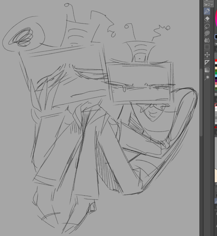 ichoration's tweet image. got sad and drew vox bc hes lowkey me
#hazbinhotelvox