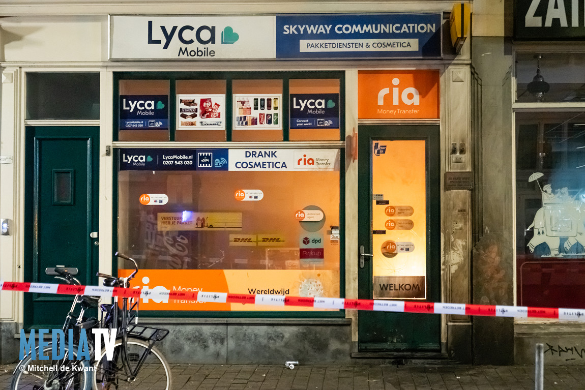 Explosie bij tabakszaak op Nieuwe Binnenweg