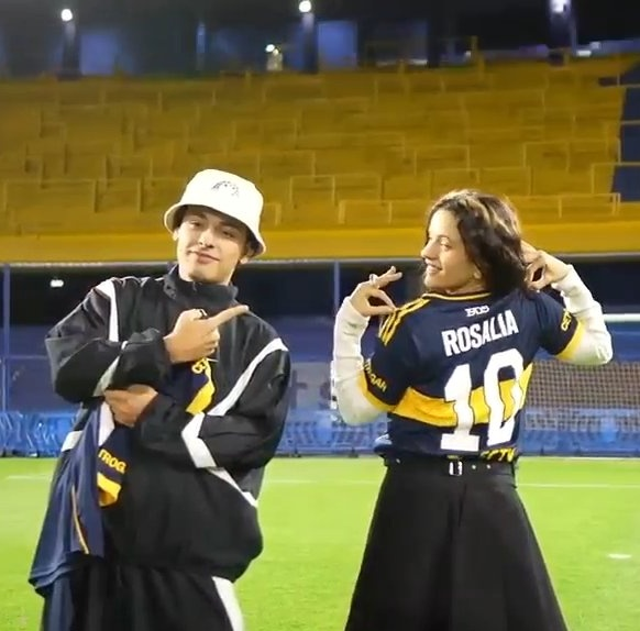 Rosalia, de Boca como el 100% del pais