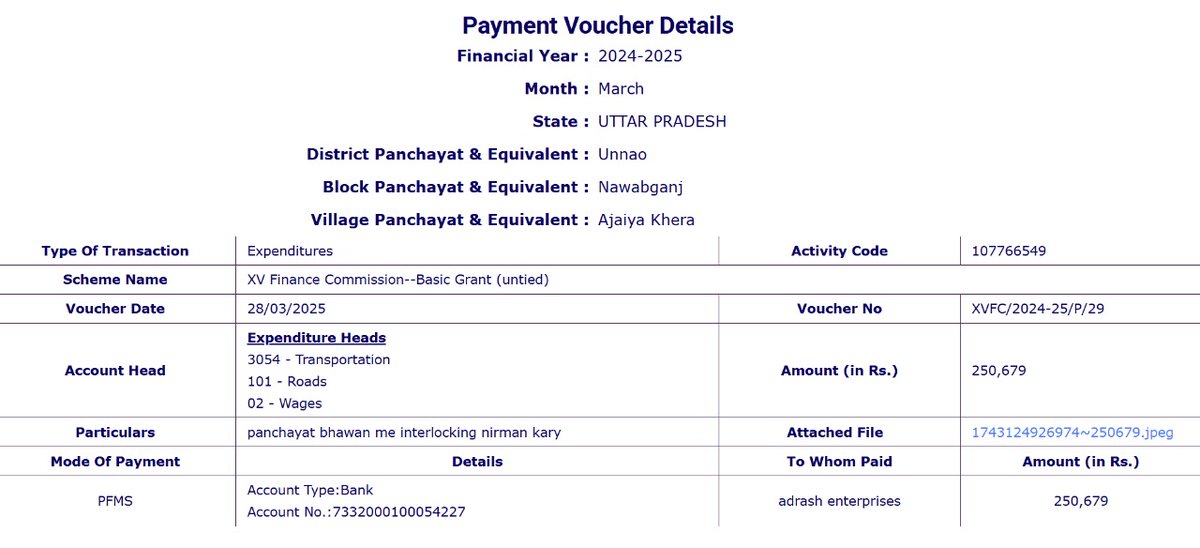 Manishyadavdcm's tweet image. Unnao जिला, Block Nawabganj, गाँव Ajaiya Khera में सबसे बड़ा Interlocking Scam उजागर!

Market rate में interlocking का भाव ₹13–14 प्रति पीस चलता है, चलो ज्यादा से ज्यादा ₹15 तक मान लो…
लेकिन यहाँ देखिए—₹27.73 प्रति पीस दिखाकर सीधा 100% से भी ज्यादा का घोटाला!

और मज़ेदार बात…
