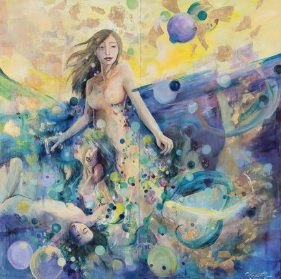 ShinkyoartSns's tweet photo. 第64回展　作品紹介
「夢のつづき」宮原 千恵　奨励賞　 #油彩 #油絵
https://t.co/M0kQnHsvBb
#夢のつづき #夢 #夢想 #水玉 #丸 #絵画 #公募展 #美術展
68回展の作品は準備中、64回展の作品をお届け中。 https://t.co/FkJTg6u8UV