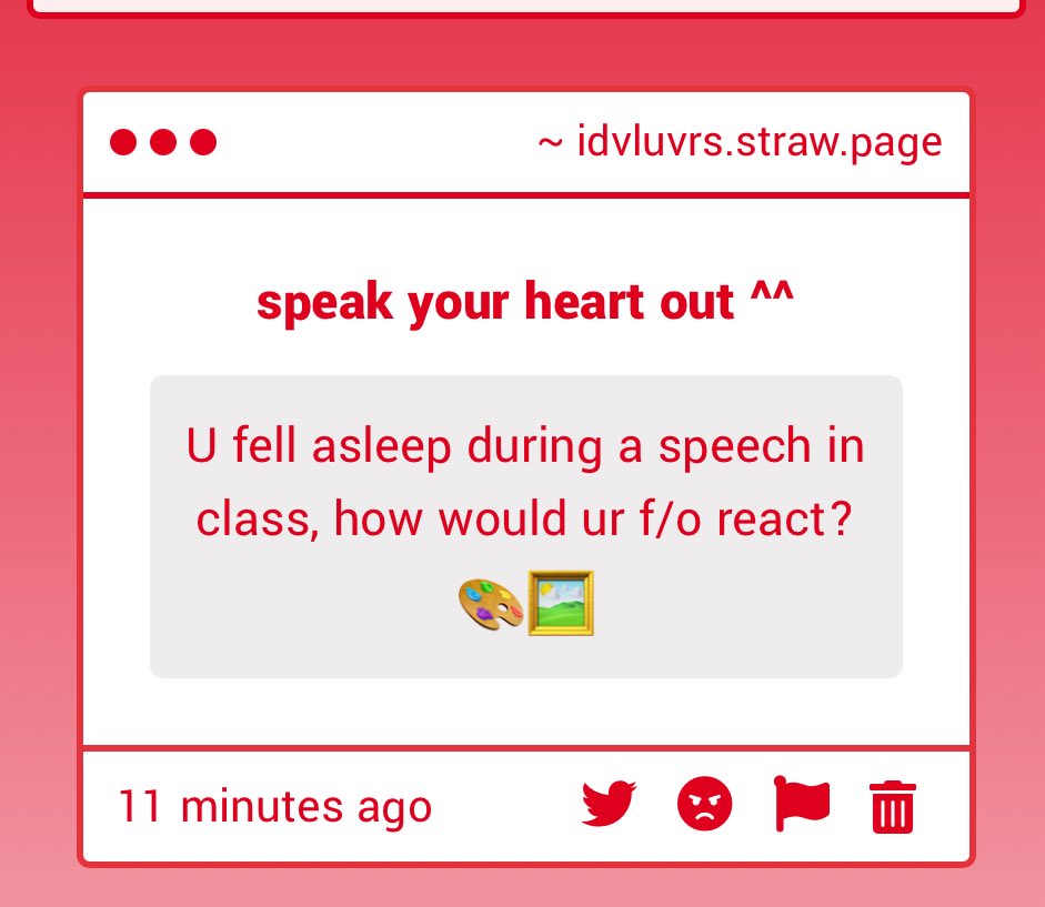 identity_luVrs's tweet image. 𓏲ּ𝄢  YUME QUESTION via luVr  𓏲ּ𝄢

🎨🖼️ anon

you fell asleep during a speech in class, how would your f/o react?

⟢ link: idvluvrs.straw.page ⟢