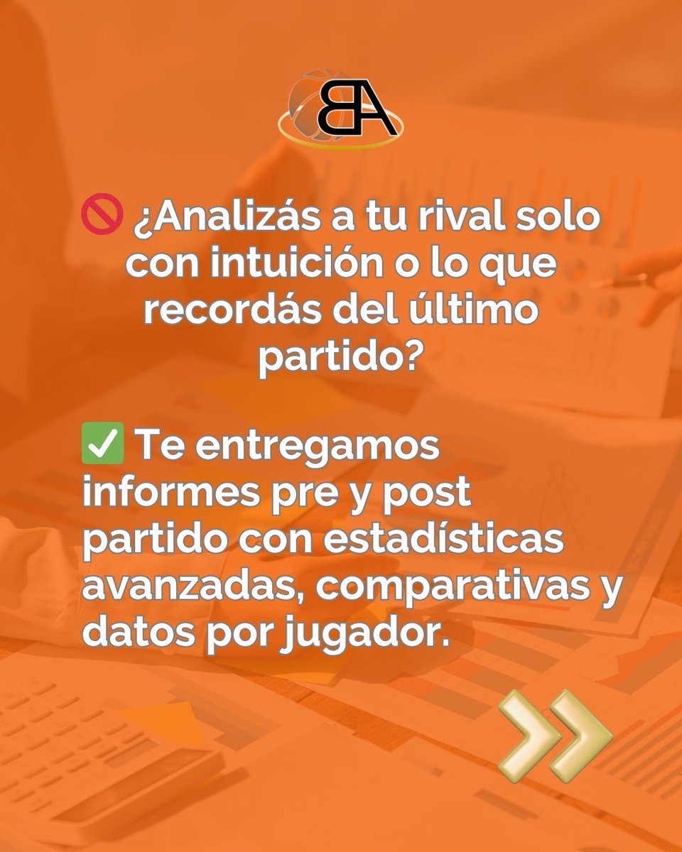 BasquetAdvance's tweet image. ¿Querés elevar el análisis de tu equipo?
Con nuestro Servicio de Estadísticas Avanzadas entregamos informes detallados antes y después de cada partido.
Más preparación, mejores decisiones.
📲 Descargá un ejemplo y consultá por tu informe 👉