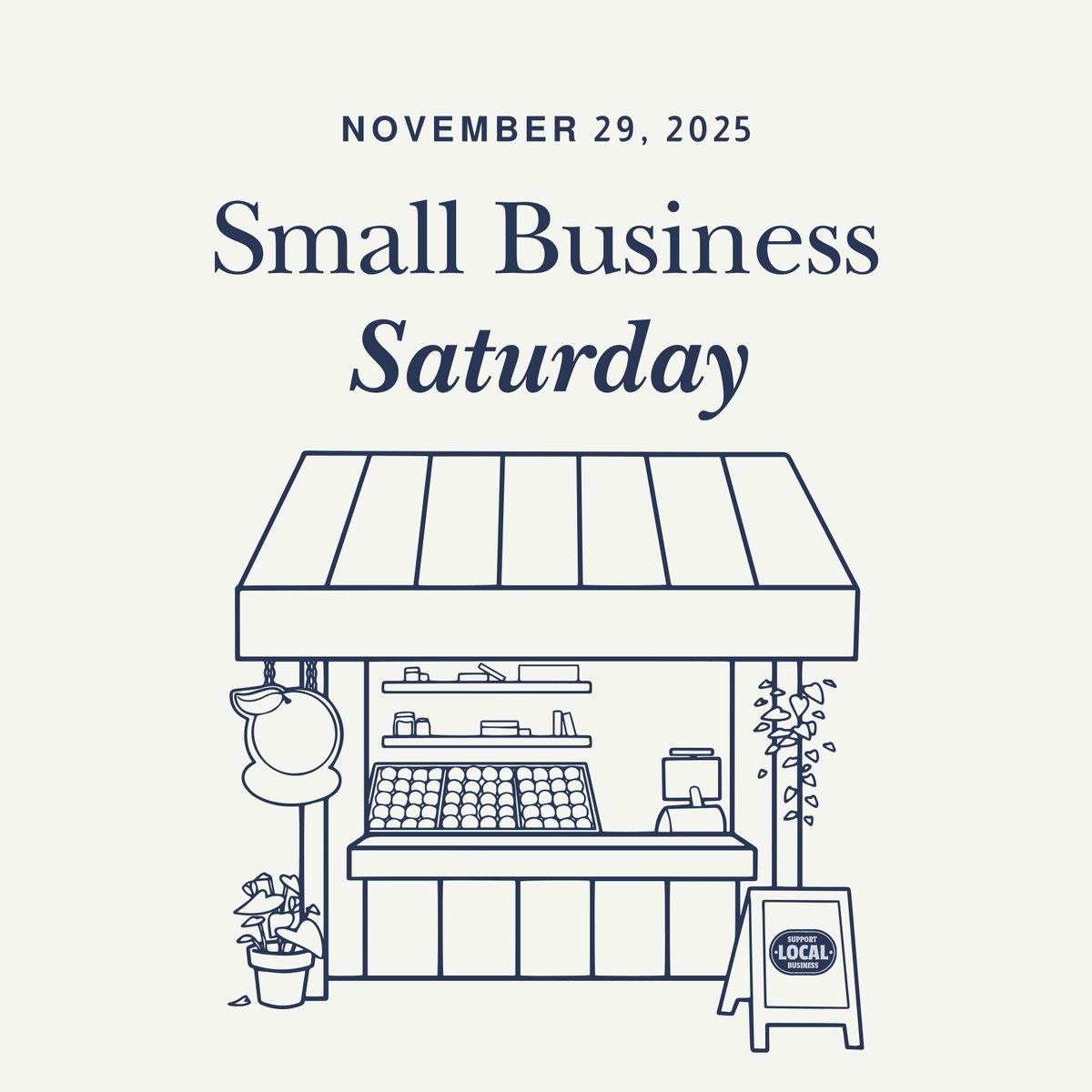 monaventuresco's tweet photo. Tomorrow is Small Business Saturday! 🛍️

Celebrate small businesses and show some love this weekend to the shops, restaurants, and makers in your community!

#SmallBusinessSaturday #SupportLocal #ShopSmall #SupportSmallBusiness #SmallBiz https://t.co/YIHQFuqYln