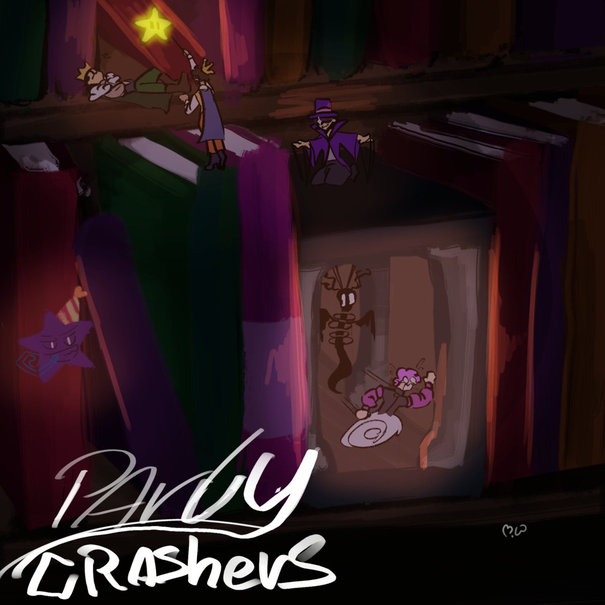 GET AWAY FROM MY BOOKS-

#partycrashersfanart #ppartycrashersyt