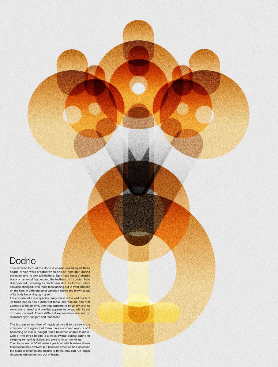 KedamaNft's tweet image. おしゃれ風ドードリオ。
#Pokemon #Dodrio #pokemonfanart