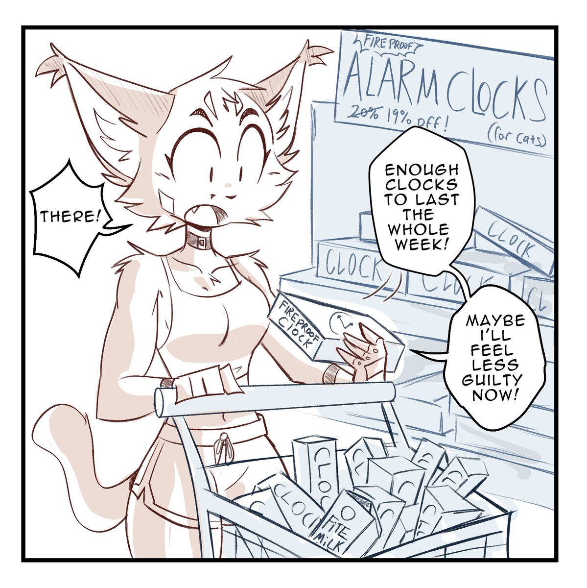 she never runs the clock out ! 