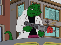 DIRK_STRANGLER's tweet image. This one is from like 2010 but the villain is a completely comic accurate version of Steve ditko the lizard