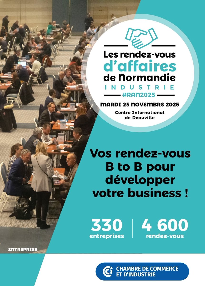 CormierBeatriz's tweet photo. 📣Nouvelle réussite. 
J'ai emmené les #Donneurs d’#Ordres de la @CCIRouenM aux «Rendez-vous d’Affaires de Normandie», pour rencontrer des prestataires locaux. Merci d'être à mes côtés🙏 
#Achats #Business #Durabilité
Beatriz CORMIER
Responsable du Portefeuille Grandes Entreprises https://t.co/Jltsysgpda