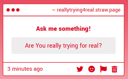 Really trying, for real tweet media