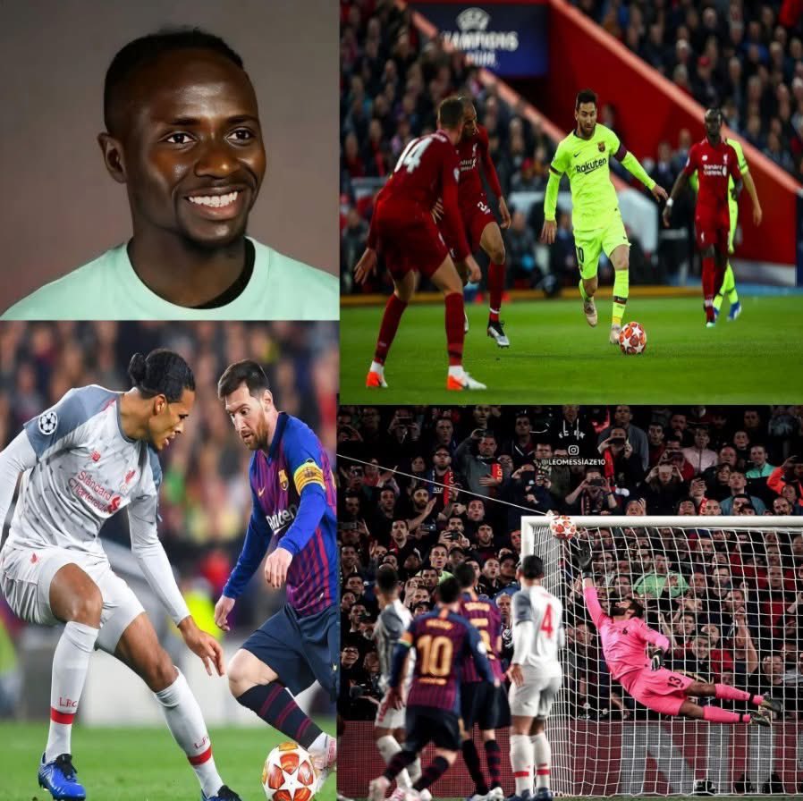 Sadio Mane: "When we faced Barcelona in the Champions League, I was excited to face the best player in the world. After the game, Messi approached me with a smile and asked me about my life in Africa. We talked about my childhood, and how I used to play football on the sandy