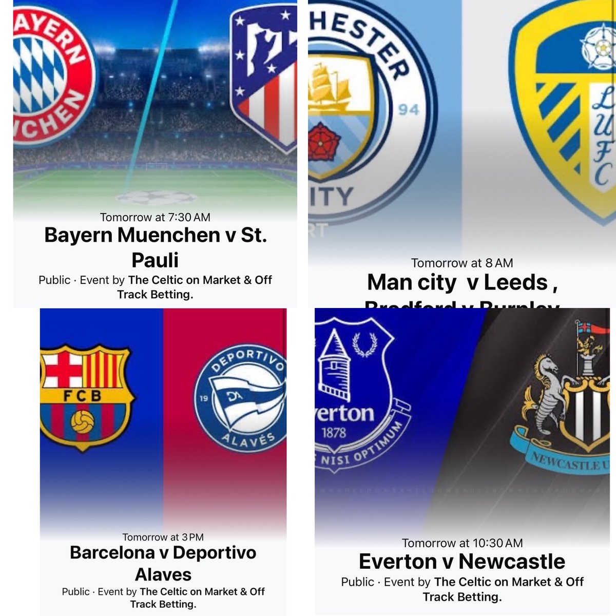 Join us Saturday Nov 29 at 7:30  am for soccer fun. Full breakfast and bar menu available.