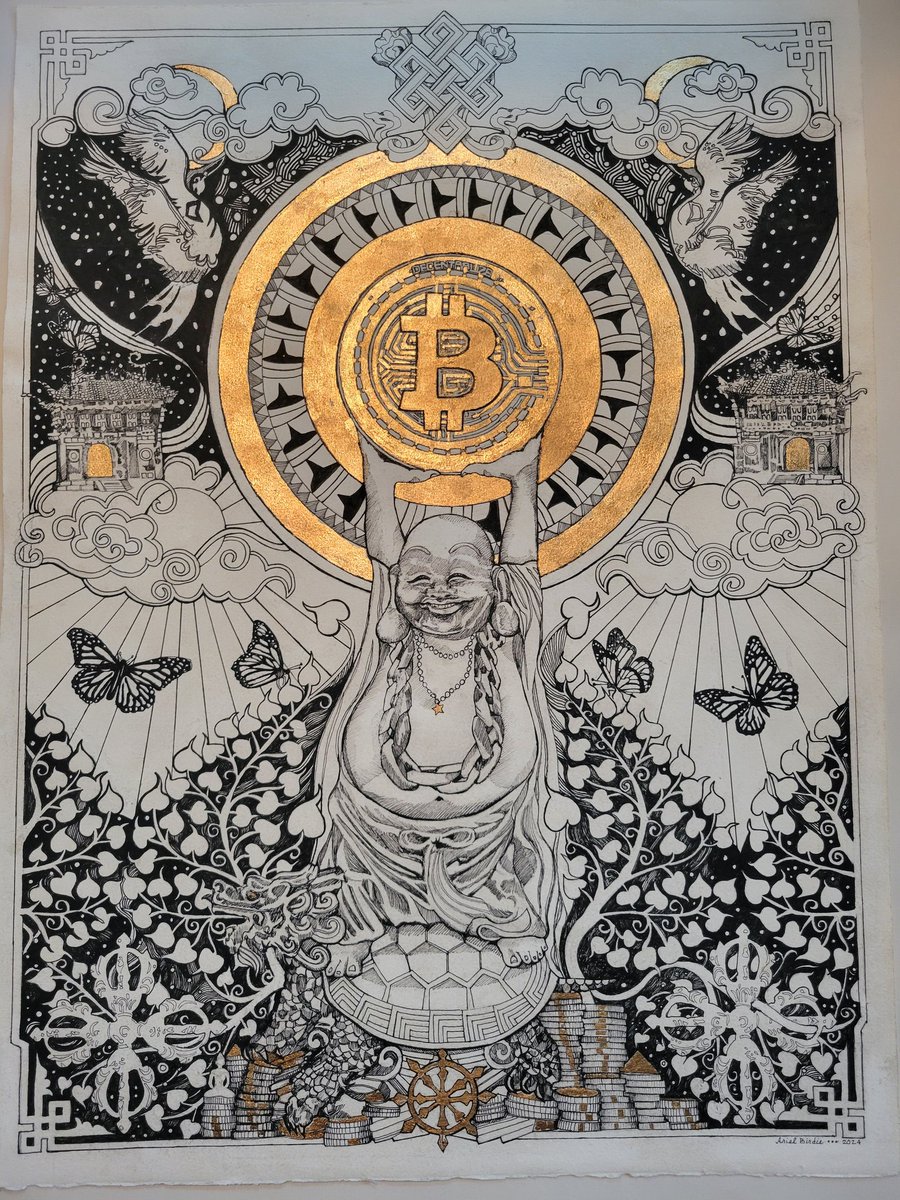 Happy Holiday Weekend!! Just want to let everyone know that I have a variety of Beautiful Bitcoin Art Prints available, you can order through my Website, or DM me! 
I can get these to you well before Christmas if you are in the USA ... 
Arielbird.com
Thank you and