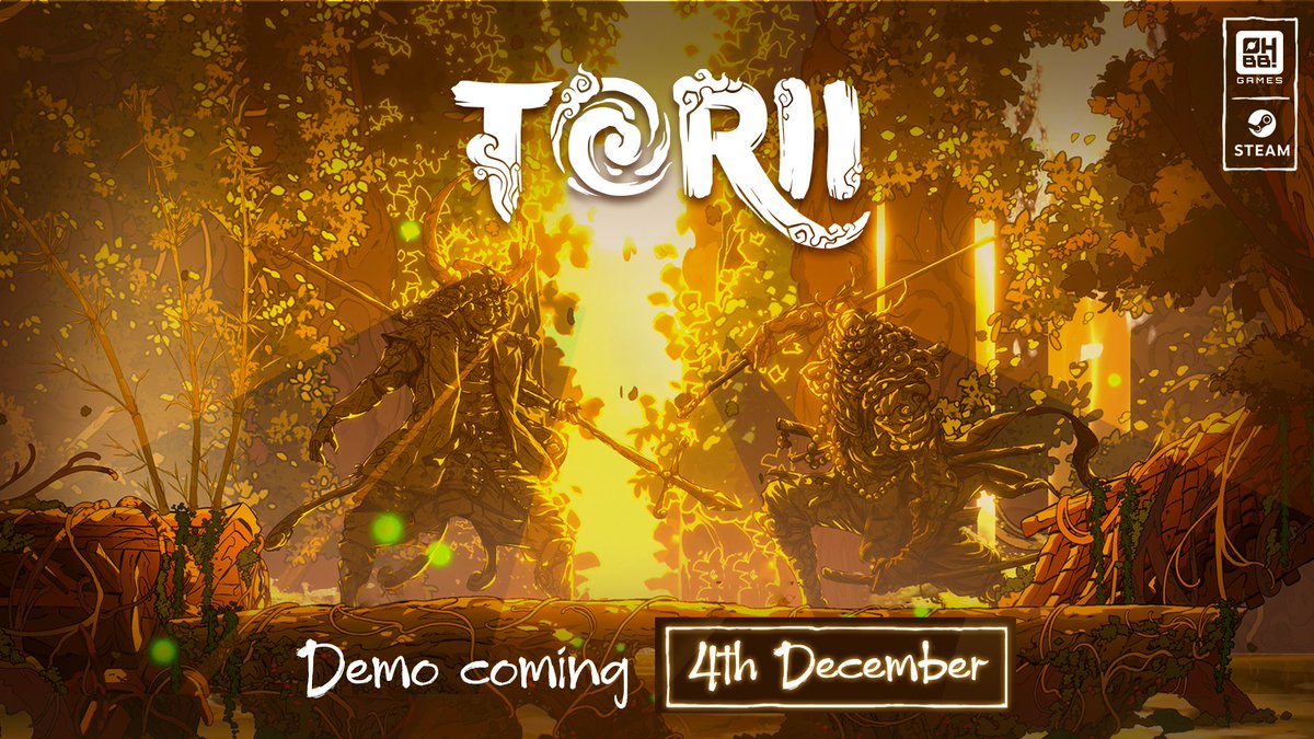 ToriiGame's tweet image. TORII: Demo coming December 4th on Steam!