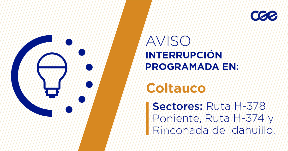 CGE_Clientes's tweet image. Para mejorar la calidad del suministro de nuestros clientes de #Coltauco, este lunes, entre 10:00 y 16:00 horas, se realizará una #InterrupciónProgramada (sectores en la imagen 👇) debido a trabajos de mejoras. Recuerda desconectar tus artefactos 🔌