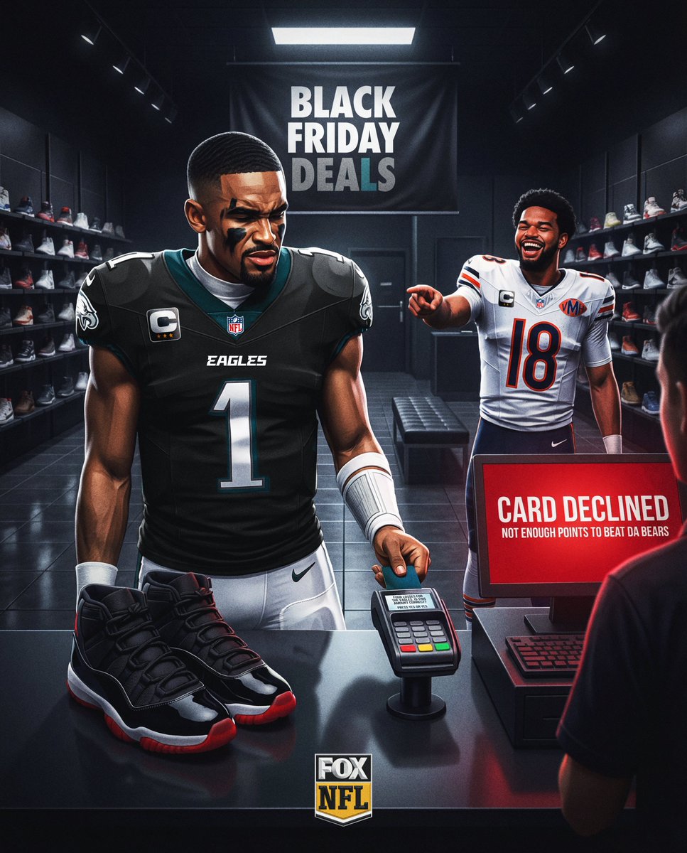 NFLonFOX's tweet image. BLACK FRIDAY L IN PHILLY

Bears take the discount and the W