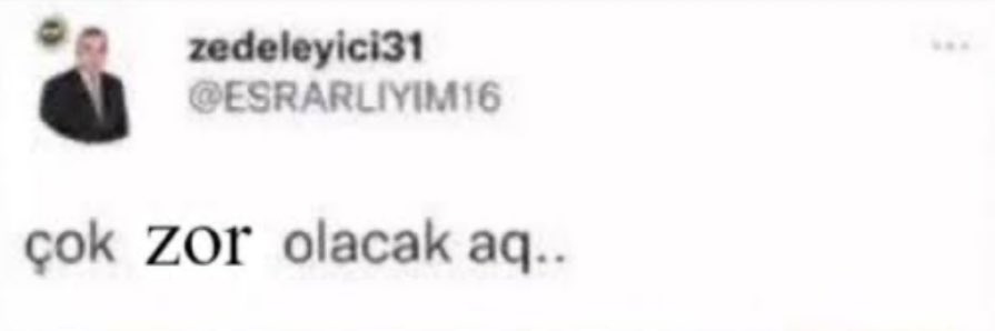 reglden onceki haftama giriyom