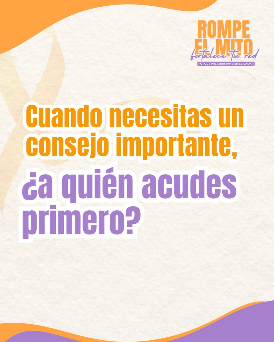 mujerhidalgo's tweet image. 🧵 ¿Quién está en tu red?
Te invitamos a hacer esta breve dinámica: piensa en las personas a quienes acudes cuando necesitas un consejo, un respiro, una escucha o un impulso para seguir. Nómbralas.