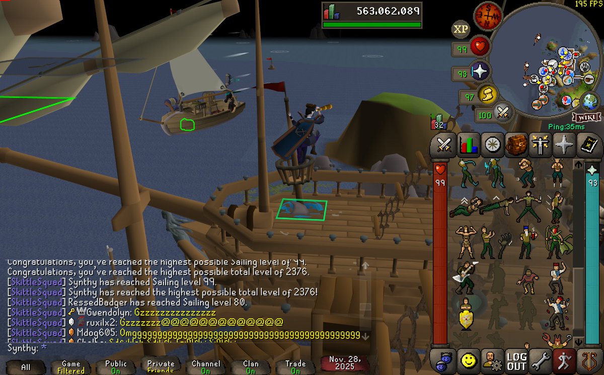 SynthyRS's tweet photo. 99 Sailing + Re-max! First one in my clan to do it as well!❤️⛵️ https://t.co/rBQew9R3bF